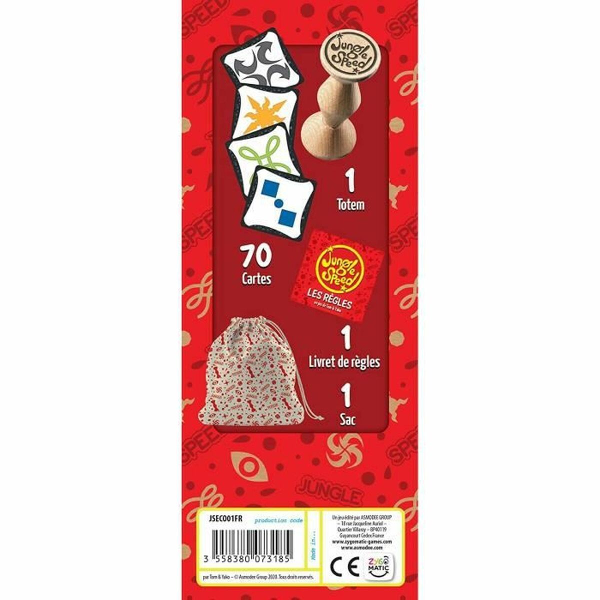 Lautapeli Asmodee Jungle Speed (FR)